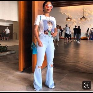 Fashion nova flare jeans